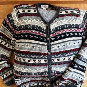 Talbot's Hand Knit Wool Sweater